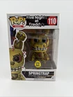 Funko Pop! Games Five Nights at Freddy's Springtrap #110 GITD GameStop Excl