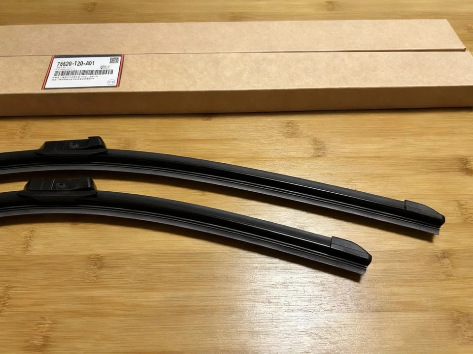 NEW PAIR FRONT WINDSHIELD WIPER BLADES FOR 2022-2025 HONDA CIVIC 4DR 5DR - Imagem 2 de 4