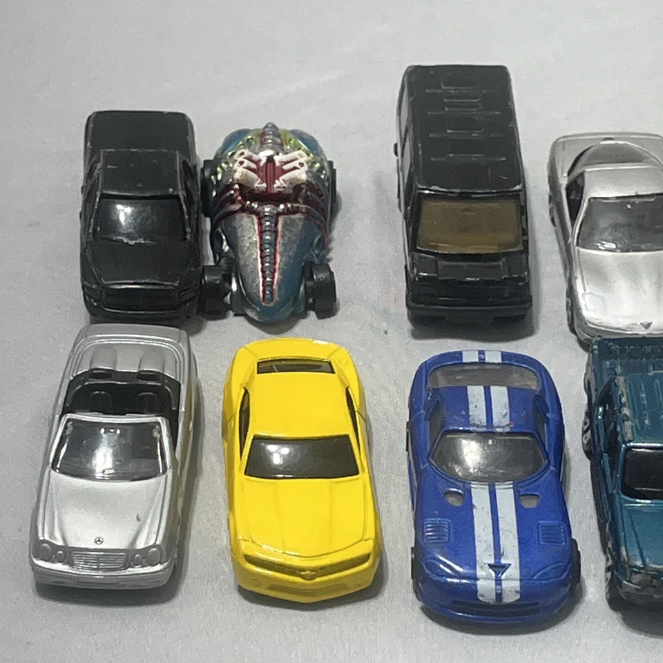 Maisito Die-cast Lote De 14 Coches Camiones LAPD Van Jeep Lamborghini Viper Corvette Foto 2 de 4