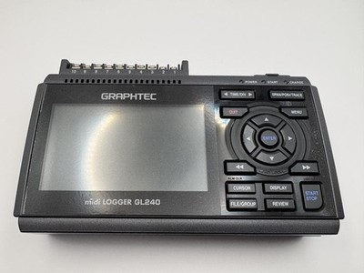 GRAPHTEC midi LOGGER GL240 Portable Data Logger with AC Adapter