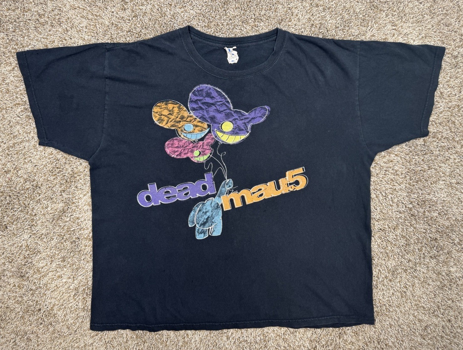 Deadmouse Balloons Tee Shirt House Y2k Distressed