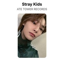 Stray Kids ATE TOWER RECORDS Official Photocard KPOP Free Gift