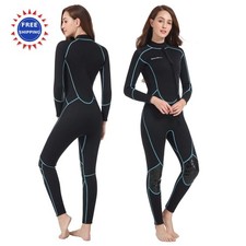 Seaskin Mens 3mm Shorty Wetsuit Womens Full Body Diving Suit Front Zip Wetsuit
