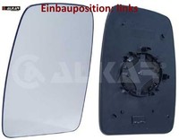 Alkar 6401755 Spiegelglas FüR AußEnspiegel Links