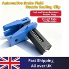 4PCS Auto Car Brake Oil Pipe Nozzle Clamp Plug Tubing Prevent Clip Tool