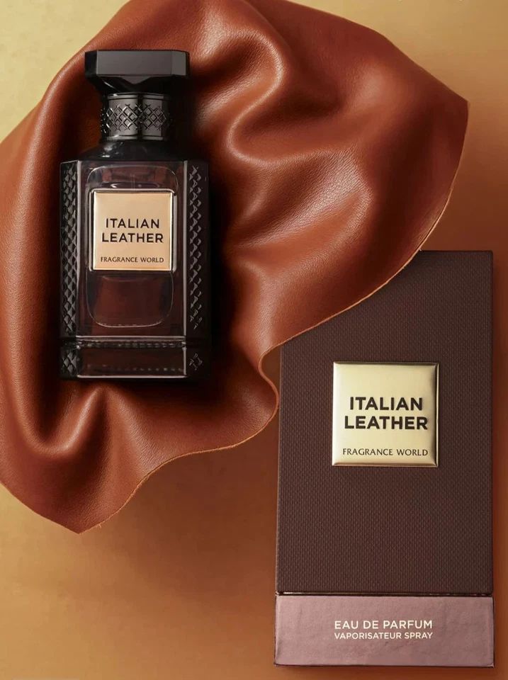 150ml Fragrance World Italian Leather Eau de Parfum für Herren 150 ml