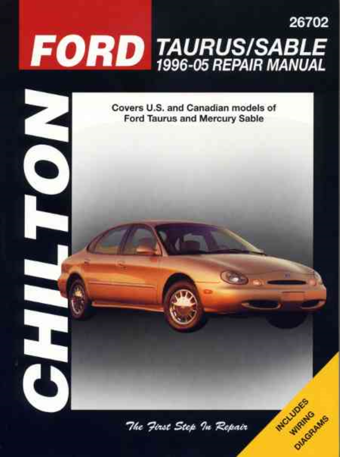 Manual Ford Taurus Mercury Sable 1996-2005 Chilton Workshop Manual