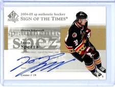 2004-05 SP Authentic Sign of the Times #STSP Jason Spezza SP AUTO - SENATORS