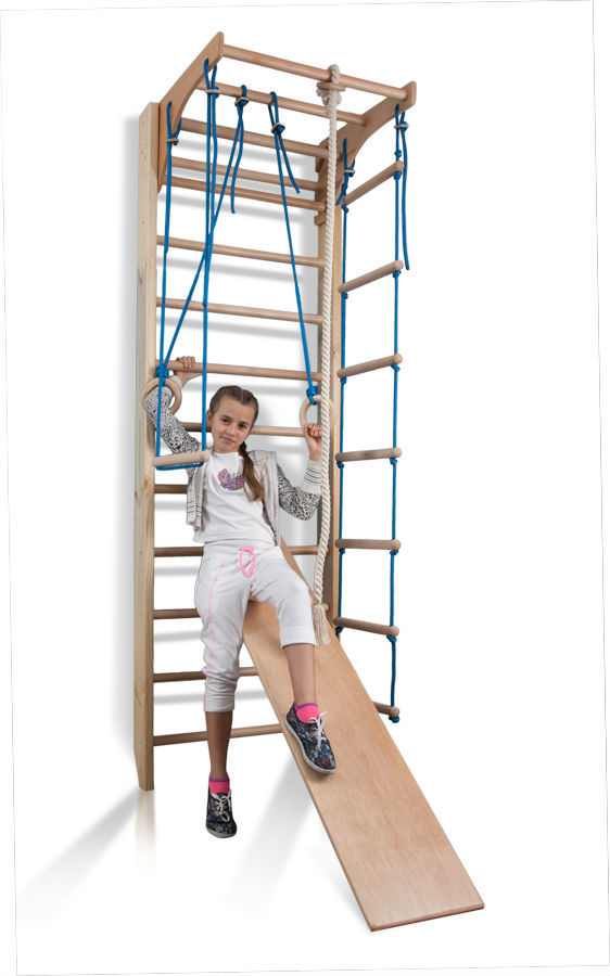 Tapis De Jeu SportBaby Échelle Suédoise Espalier Kinder-2-240 Jeu, Espalier Suédois, Terrain De Jeu Pour Les Enfants, Jouets, Bois, Bébé, EU Entrepôt, Certificat Ecusson Ski