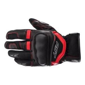 RST Urban Air 3 Mesh Ce Motorcycle Gloves Mens Black Red
