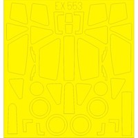 MW22 Eduard EX553 SU-25UB/UBK 1/48 Mask For