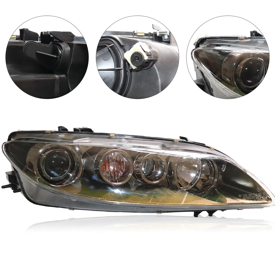 For Mazda 6 2006 2007 2008 Headlights Halogen Right Side Headlamps Foto 2 de 4