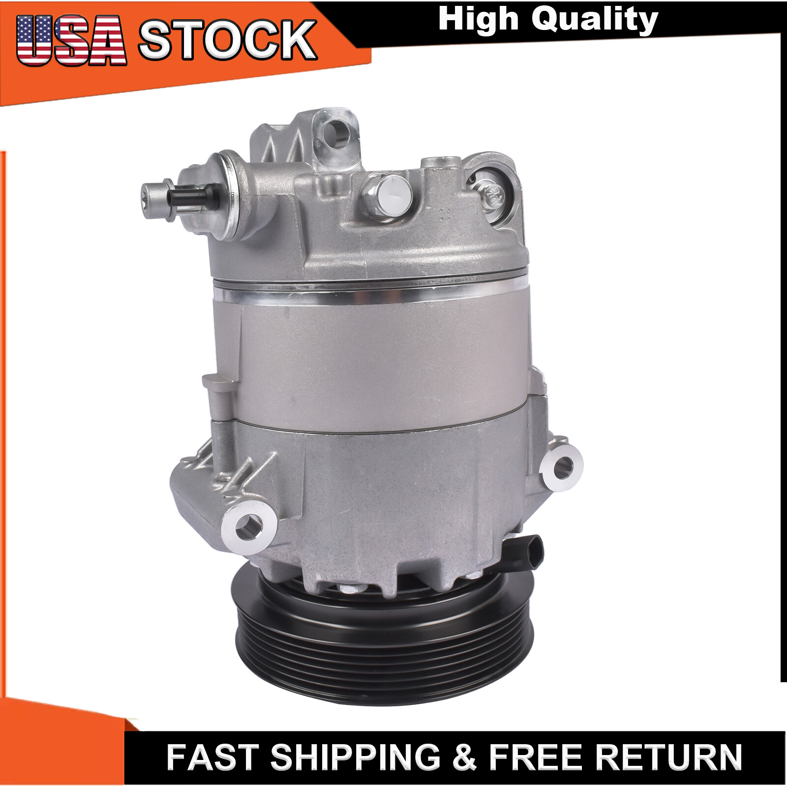 For Maserati Quattroporte Gran Turismo 4.2L 4.7L  V8 GAS DOHC AC Compressor Pump