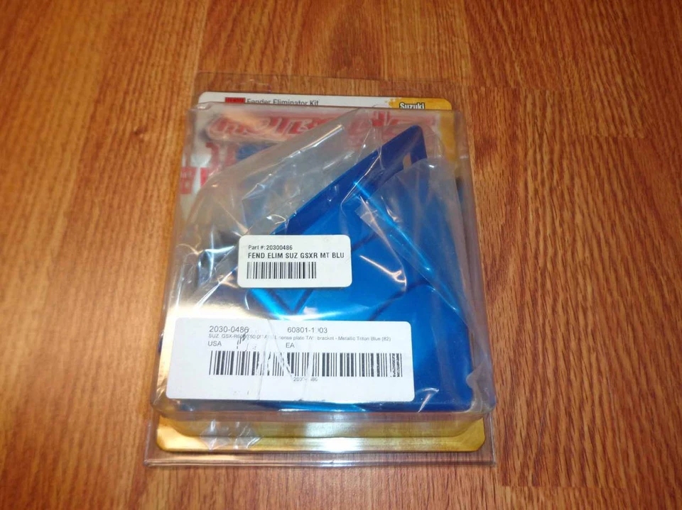 GSXR 2008 2009 600 750 HOTBODIES КОМПЛЕКТ ДЛЯ УСТРАНЕНИЯ ЯРЛЫКОВ КРЫЛЬЕВ TRITON СИНИЙ РАСПРОДАЖА - Изображение 3 из 4