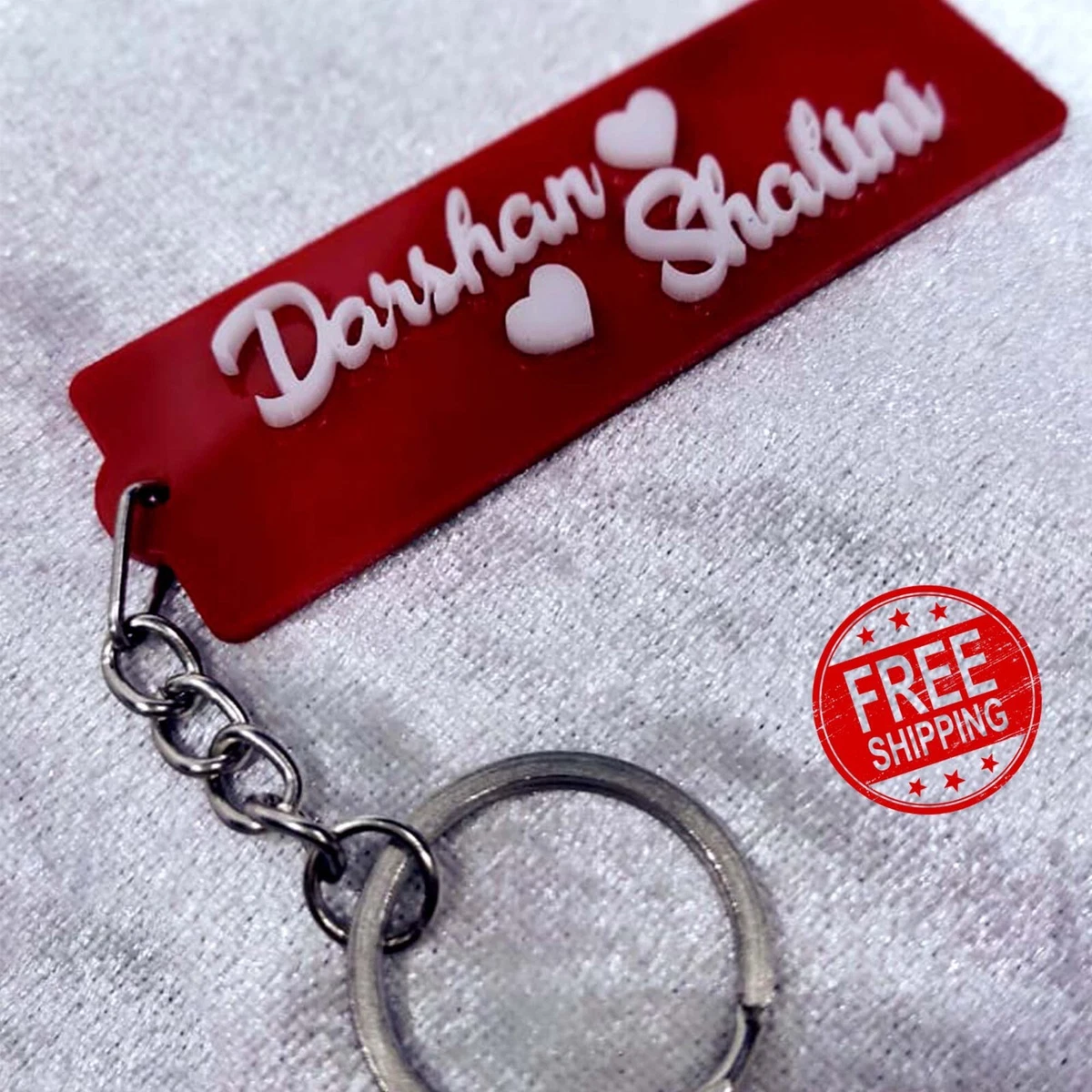 Personalized name hotsell key rings