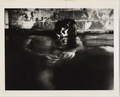 RARE EDMUND TESKE BEAUTIFUL NAKED MAN in Mineral Baths, Big Sur, 1967