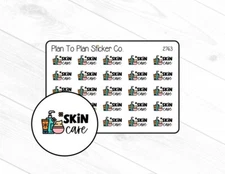 2763~~Skin Care Planner Stickers.