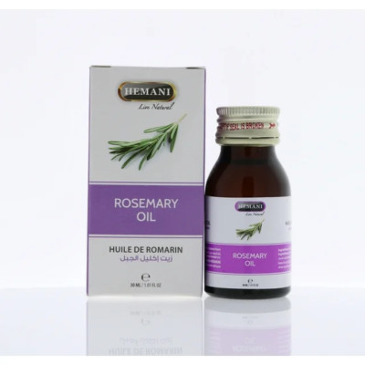 Hemani Rosmarinöl: Haar- & Hautbehandlung, veganes ätherisches Öl 30ml