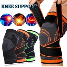 Knee Sleeves Compression Tendon Brace Support Sport Joint Injury Pain Arthritis