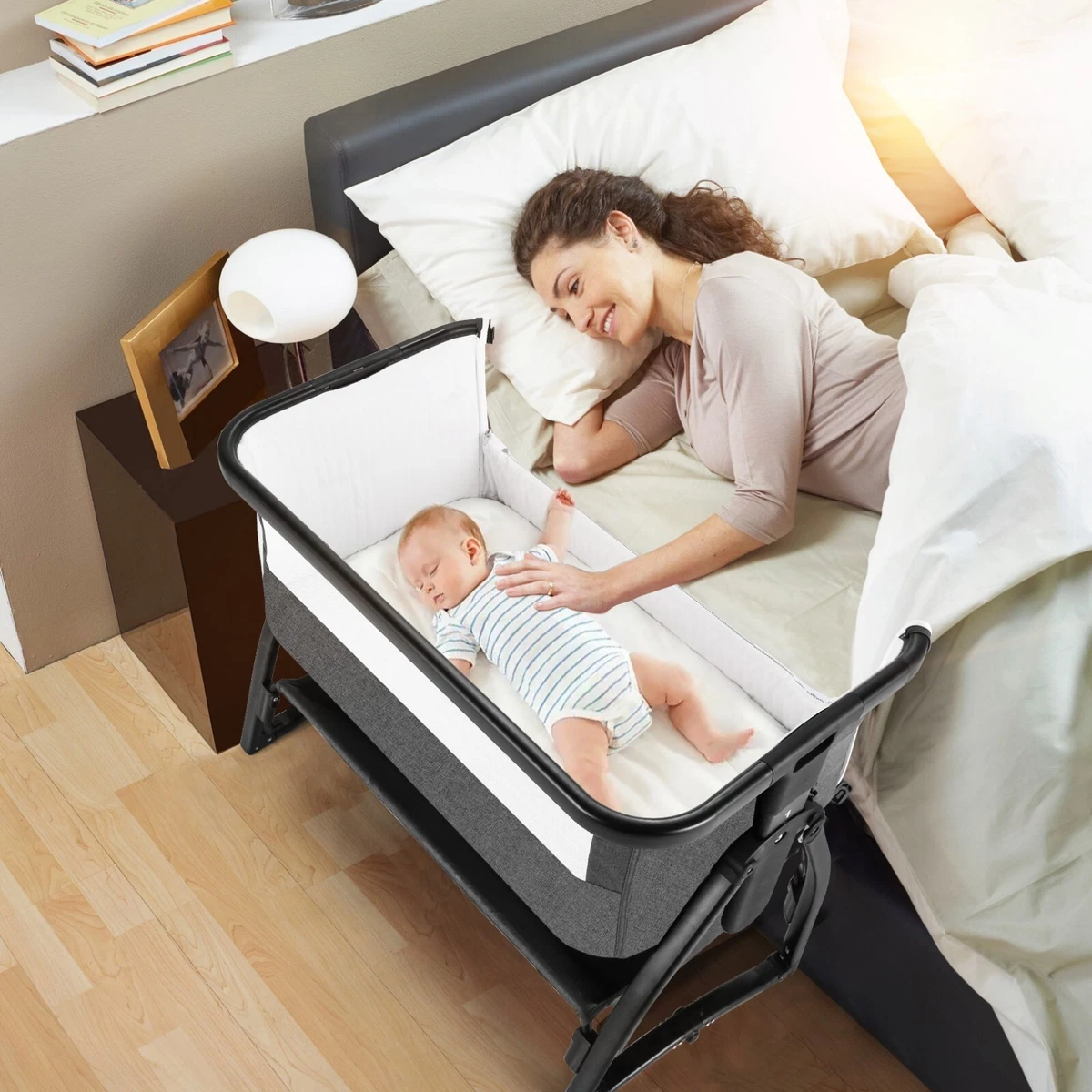 New born adjustable baby bed