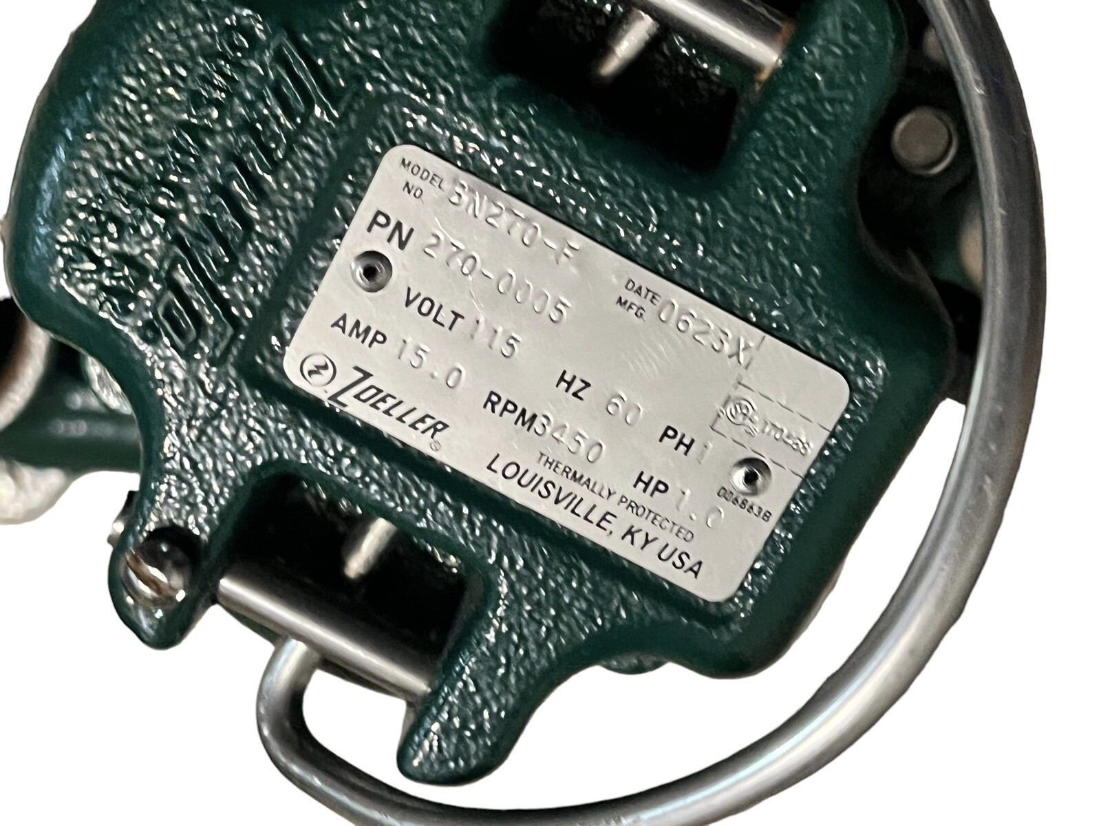 Zoeller BN270 1HP Cast Iron Sewage Pump Heavy Duty Sewage Pump BN270F