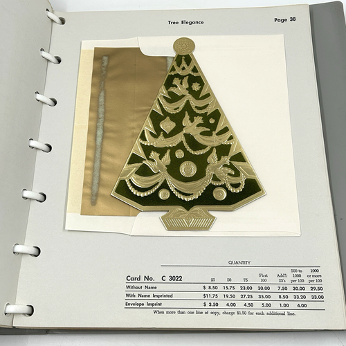 Vintage Christmas Card Salesman Sample Book 1972 Choice Greetings Atlanta GA - Picture 15 of 21