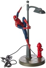 Spiderman Desk Lamp - Officially Licensed Disney Table Light, Marvel Streetli...