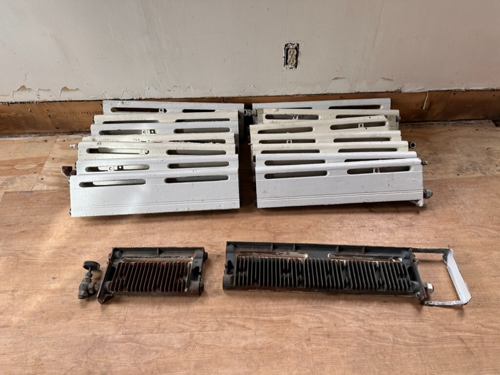 Burnham "HyPower" BASERAY (Baseray) Cast Iron Baseboard Radiators