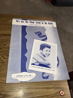 He's Got the Whole World In His hands Geoff Love, Laurie London Sheet Music 1957