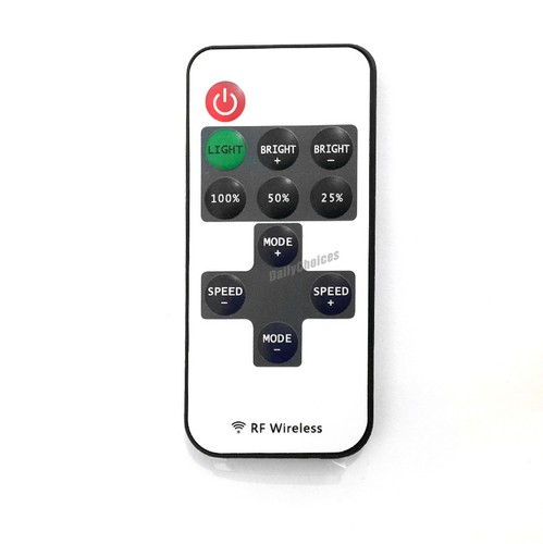 Protium Mini Remote Controller for Single Color LED Strip Lights
