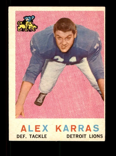 1959 Topps #103 Alex Karras (Crease) VG-EX