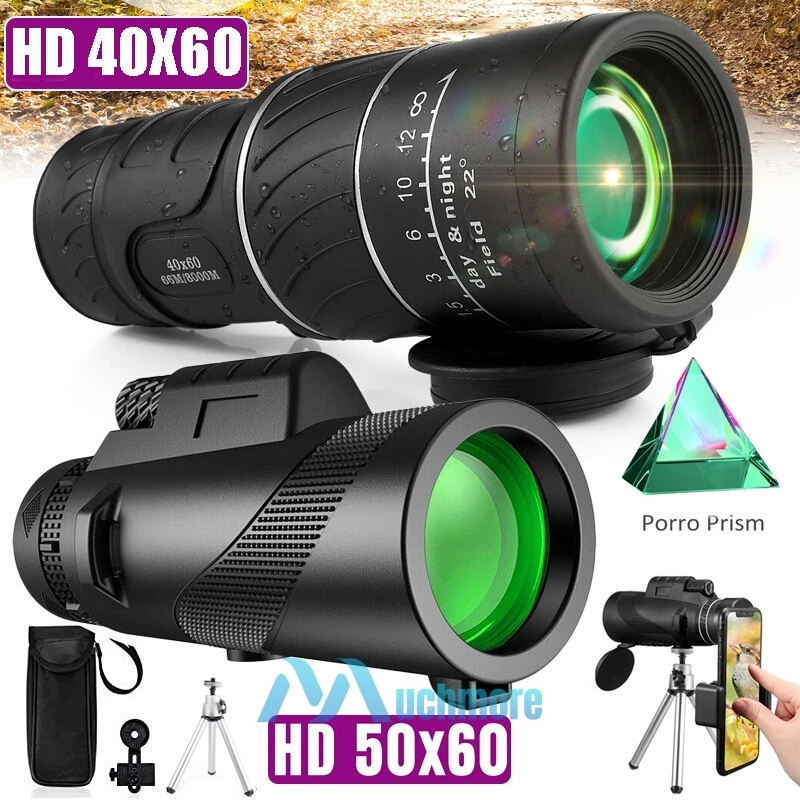 High power prism monocular cheap telescope