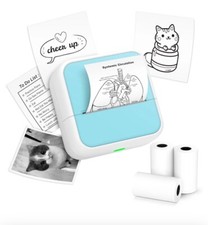 Sticker Printer - Printpods Mini Printer with Stickers, Print Pod, Bluetooth ...