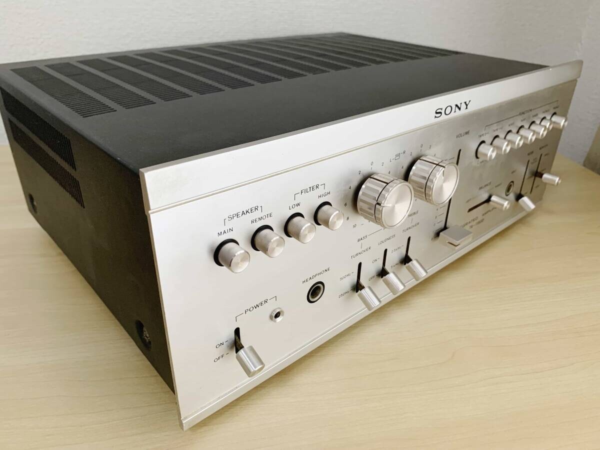 お買い得SONY TA-1150D/ ST-5150 /TC-4300SDセット SONY TA-1150D Integrated Amplifier Transistor 100v Silver