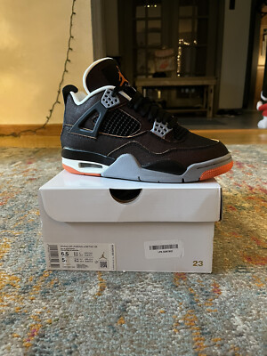 air jordan 4 retro se black size 6 | eBay