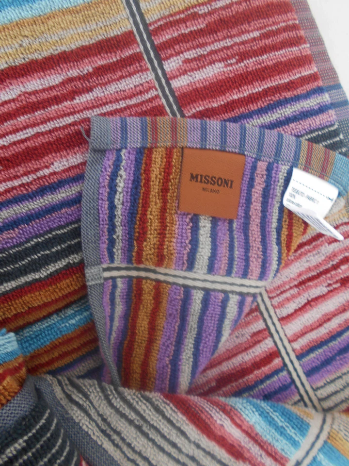 MISSONI HOME hand + bath TOWEL SET COTTON branded packaging BRADLEY 149 - Image 2 of 4