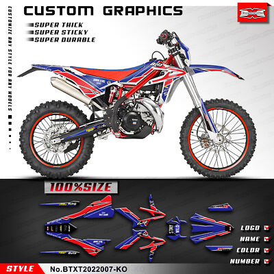 Motocross Custom Vinyl Sticker Decal for Beta XTRAINER 250 300 2020 2021 2022