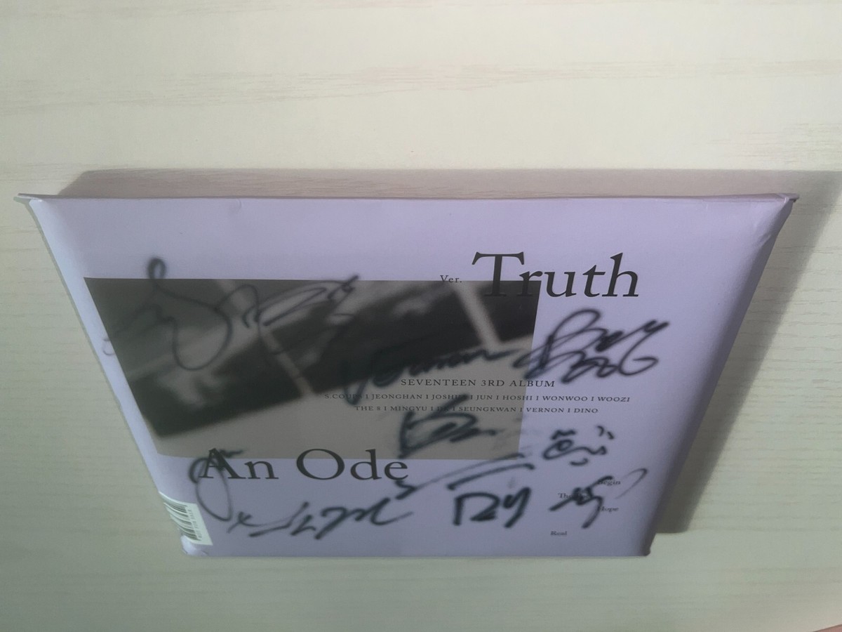 SEVENTEEN [An Ode] All Member Autographed Signed Promo Album