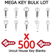 House Key Blanks Silca MEGA HUGE BULKLOT KIT x500 keyblanks