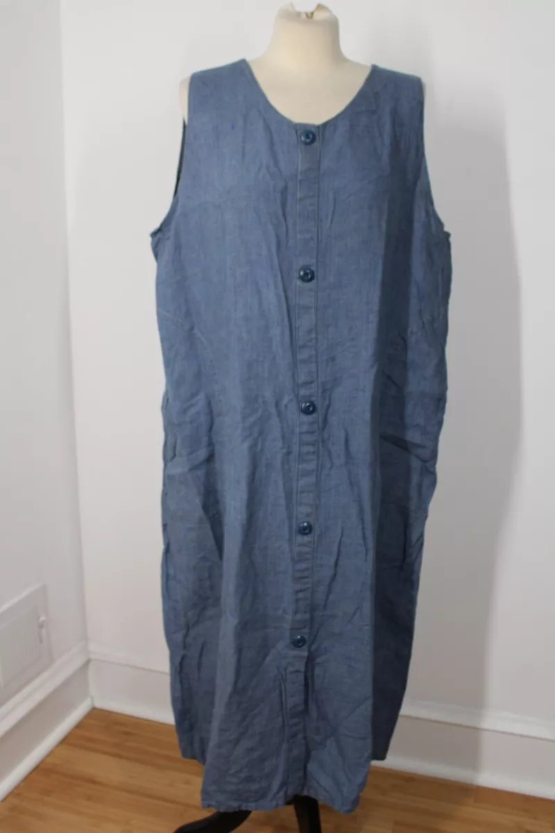 Linen tank cheap maxi dress
