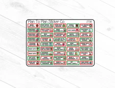 2738~~Christmas To Do Planner Stickers.