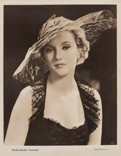 Phyllis Brooks (1930s) 🎬⭐ Hollywood beauty - Stunning Portrait Photo K ...