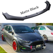 For Ford Focus RS ST 2016-19 Front Bumper Lip Splitter Spoiler Boby Kit Matte