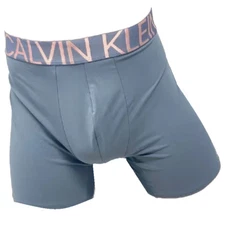 Calvin Klein Statement 1981 Microfiber Boxer Briefs Grey Size Large