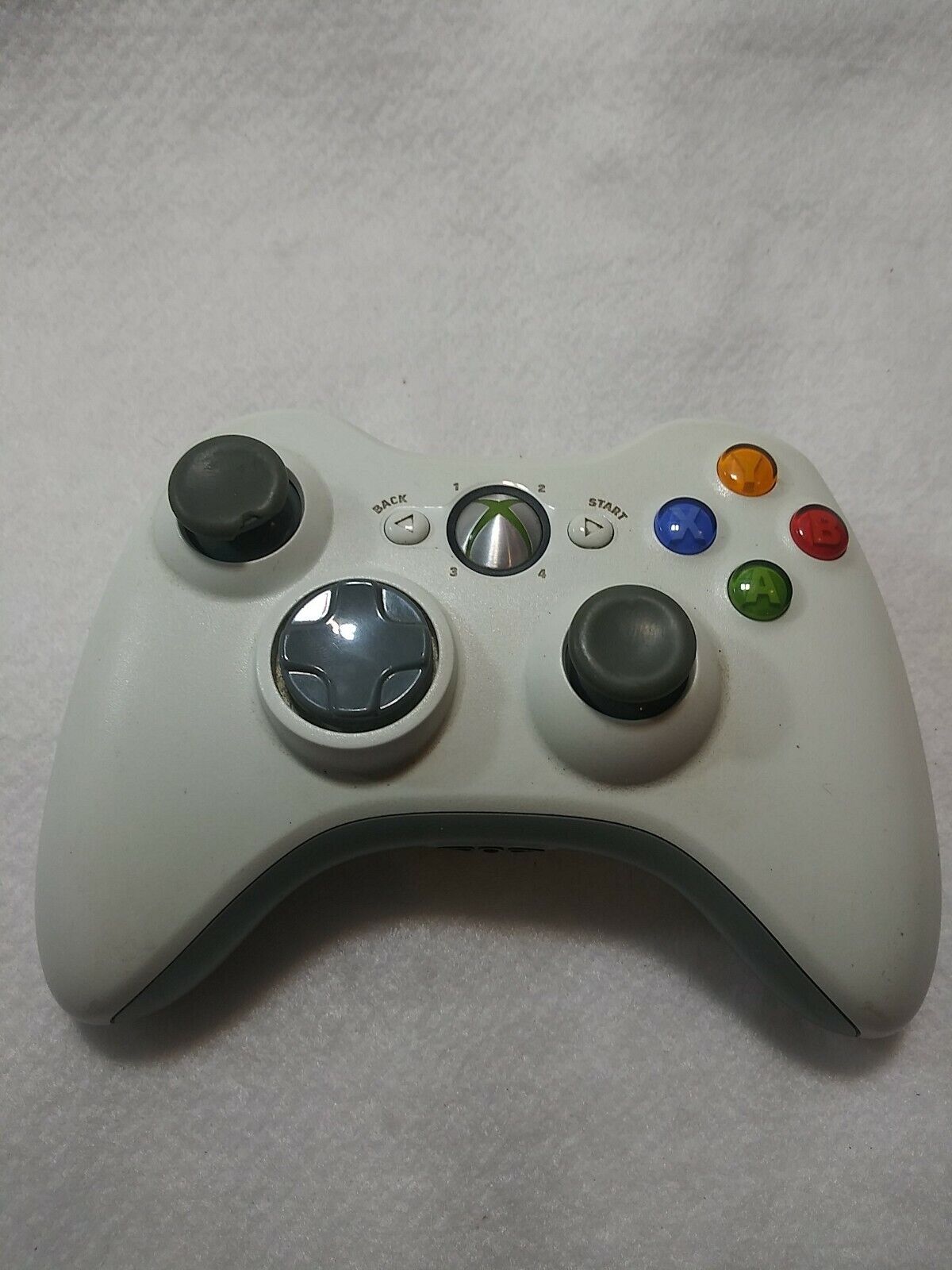 Genuine Microsoft Wireless Xbox 360 Controller White for sale 