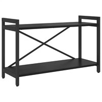 BüCherregal Eichen-Optik Schwarz 80X30X50 Cm Holzwerkstoff Standregal