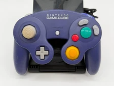 OFFICIAL Nintendo GameCube Wii U Controller DOL-003 Indigo Purple 8/10 Stick