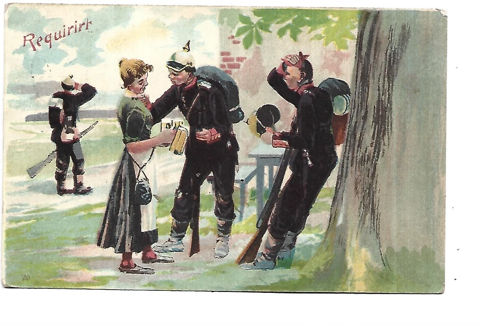 ALLEMAGNE MILITAIRE ILLUSTRATION REQUIRIRT - Photo 1/1