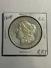 1878-CC Morgan Silver Dollar UNC Details Semi PL Fields Key Date
