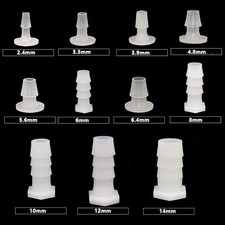 Plastic Tube Stopper Plug Bung End Cap Barbed Hose Fitting Inserts 2.14mm-14mm